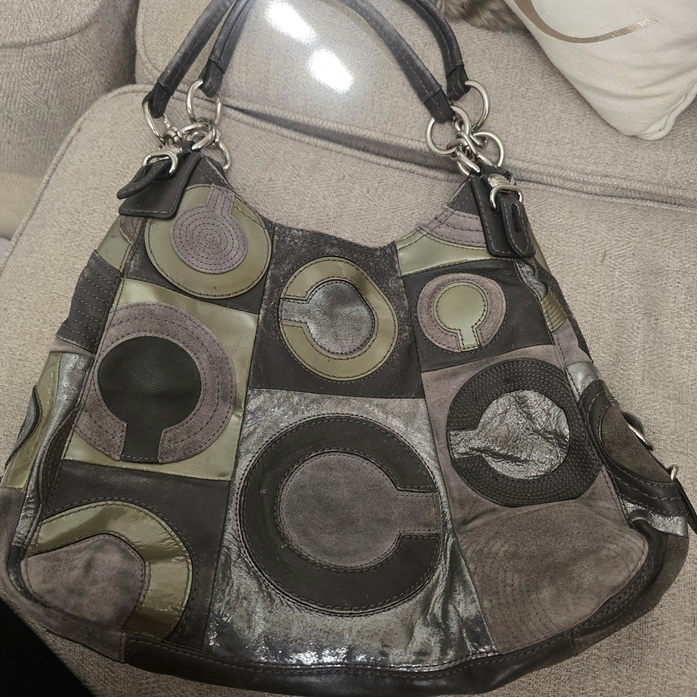 Coach Multicolor Patchwork Hobo Bag - image 1